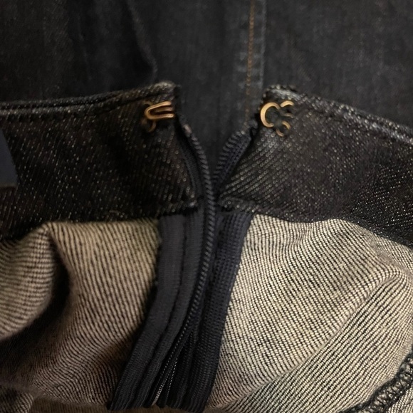 POLO RALPH LAUREN midi skirt jeans in navy blue - Picture 9 of 10